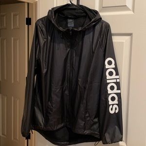 ADIDAS - high low coat - size L